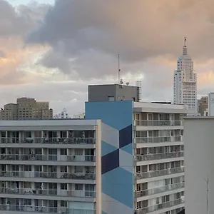 Flat De Luxo Centro Sp Com Piscina,academia,lavanderia,garagem E Seguranca 24h São Paulo